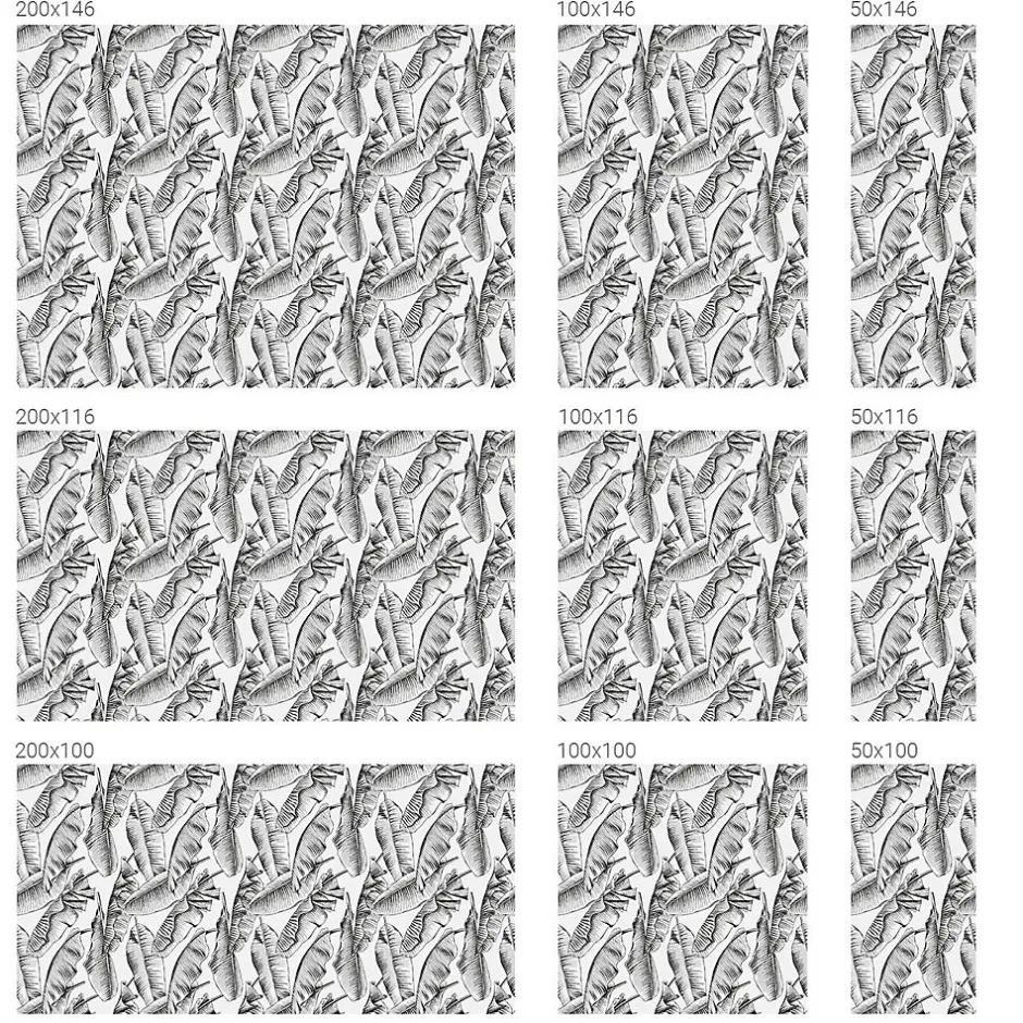 Film dépoli blanc adhésif 200x146 cm Protège efficacement l'intimité Feuilles Tropicales 1 rol.-Wallfluent Best