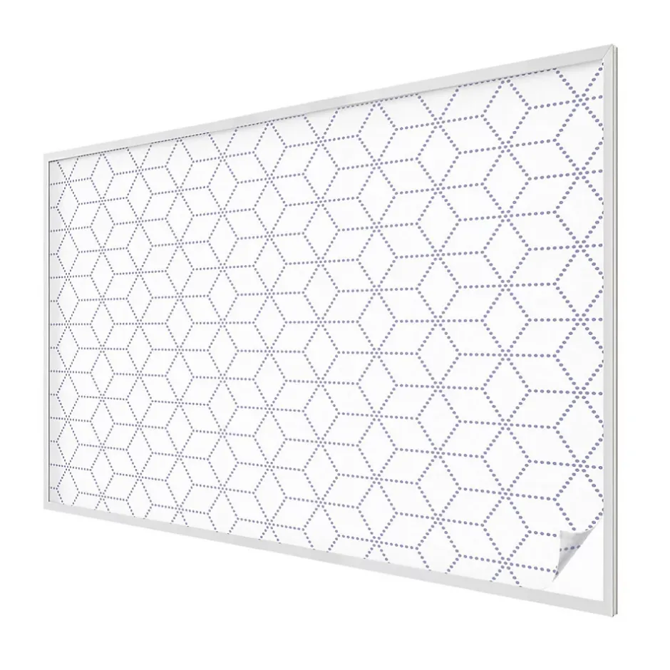 Wallfluent Film dépoli blanc adhésif 200x146 cm d'Intimité pour Fenêtre Rayures Losanges Violets 1 rol.