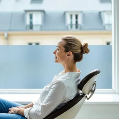 Film dépoli bleu adhésif - 75 cm x 0.5 m - en Rouleau - DIMEXACT- Best