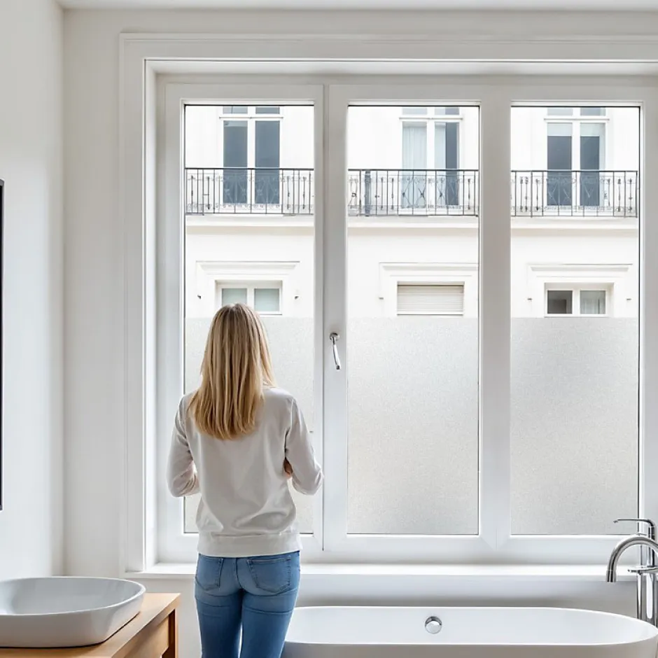 Film dépoli repositionnable translucide - 120 cm x 5 m - en Rouleau - DIMEXACT