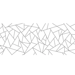 Film Fenêtre Anti Regard Occultant - MOTIF GÉOMÉTRIQUE GRIS - Stickers pour Vitres & Porte de Douche - 40x100cm-Ambiance Sticker Discount