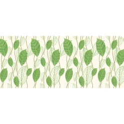 Ambiance Sticker Film Fenêtre Anti Regard Occultant - FEUILLES VERTES - Stickers pour Vitres & Porte de Douche - 40x100cm