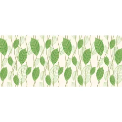 Ambiance Sticker Film Fenêtre Anti Regard Occultant - FEUILLES VERTES - Stickers pour Vitres & Porte de Douche - 40x100cm