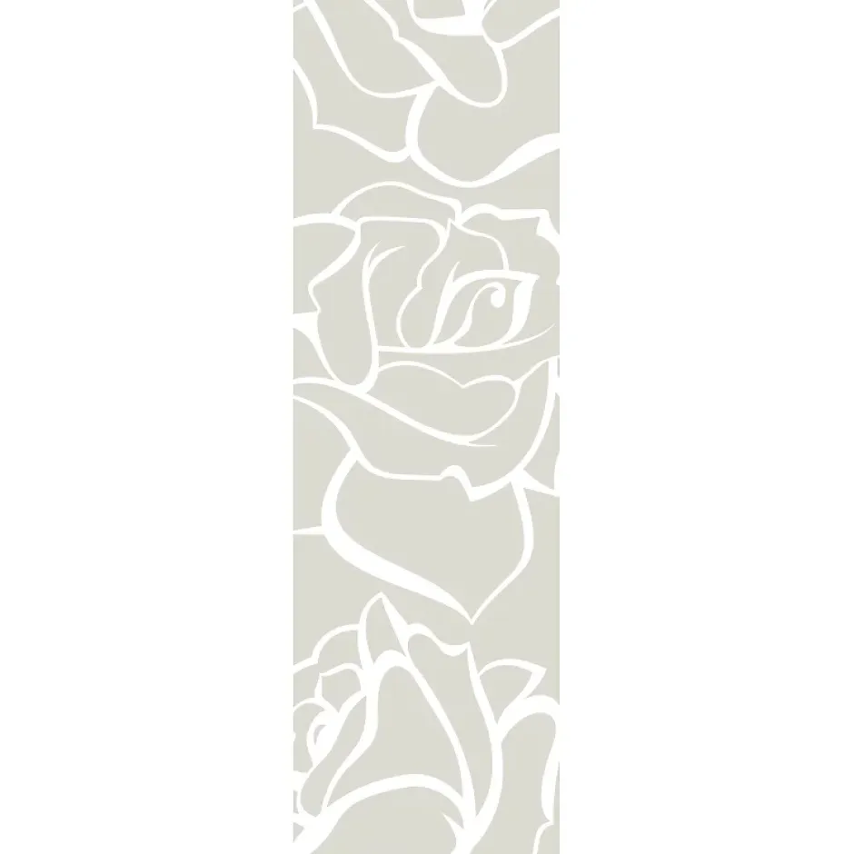 Ambiance Sticker Film Fenêtre Anti Regard Occultant - ROSES - Stickers Autocollant Brise-Vue pour Vitre & Porte de Douche - 120x35cm