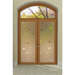 Film Fenêtre Anti Regard Occultant - PETITES BULLES - Stickers Autocollant Brise-Vue pour Vitre & Porte de Douche - 205x105cm-Ambiance Sticker Sale