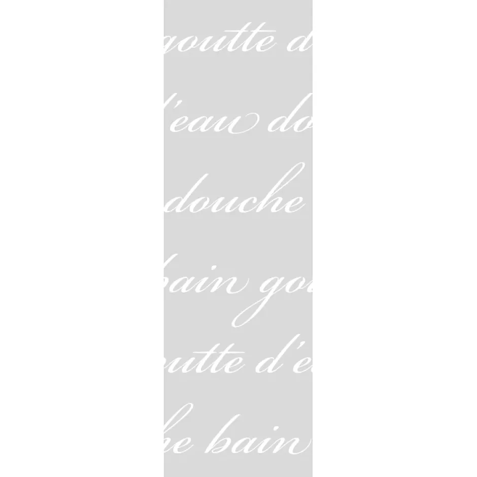 Film Fenêtre Anti Regard Occultant - DOUCHE LITTÉRAIRE - Stickers Autocollant Brise-Vue pour Vitre & Porte de Douche - 185x55cm-Ambiance Sticker Best