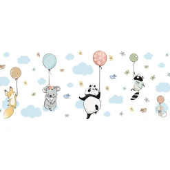 Film Fenêtre Anti Regard Occultant - ANIMAUX HEUREUX ENVOLÉS - Stickers pour Vitres & Porte de Douche - 40x100cm-Ambiance Sticker Best