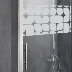 Ambiance Sticker Film Fenêtre Anti Regard Occultant - VITRE DESIGN - Stickers Autocollant Brise-Vue pour Vitre & Porte de Douche - 55x100cm