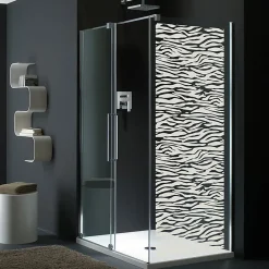 Film Fenêtre Anti Regard Occultant - MOTIF PEAU DE TIGRE - Stickers Autocollant Brise-Vue pour Vitre & Porte de Douche - 150x45cm-Ambiance Sticker Sale