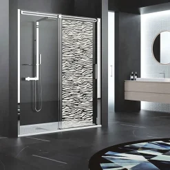 Film Fenêtre Anti Regard Occultant - MOTIF PEAU DE TIGRE - Stickers Autocollant Brise-Vue pour Vitre & Porte de Douche - 150x45cm-Ambiance Sticker Sale