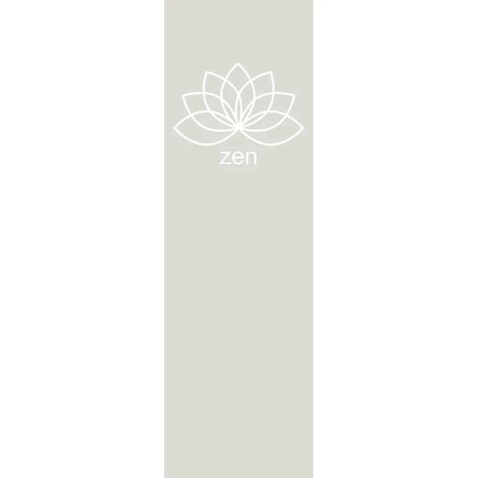 Ambiance Sticker Film Fenêtre Anti Regard Occultant - ZEN FLEUR DE LOTUS - Stickers Autocollant Brise-Vue pour Vitre & Porte de Douche - 185x55cm