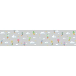 Ambiance Sticker Film Fenêtre Anti Regard Occultant - ANIMAUX EN MONTGOLFIÈRES XL - Stickers pour Vitres & Porte de Douche - 40X200cm