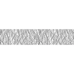 Ambiance Sticker Film Fenêtre Anti Regard Occultant - LIANES SAUVAGES GRIS LONG - Stickers pour Vitres & Porte de Douche - 40X200cm