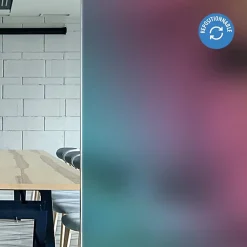 Film électrostatique dichroïque dépoli - 138 cm x 10 m - en Rouleau - DIMEXACT- Sale