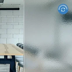 Film électrostatique dépoli effet verre cathédrale - 120 cm x 1 m - en Rouleau - DIMEXACT