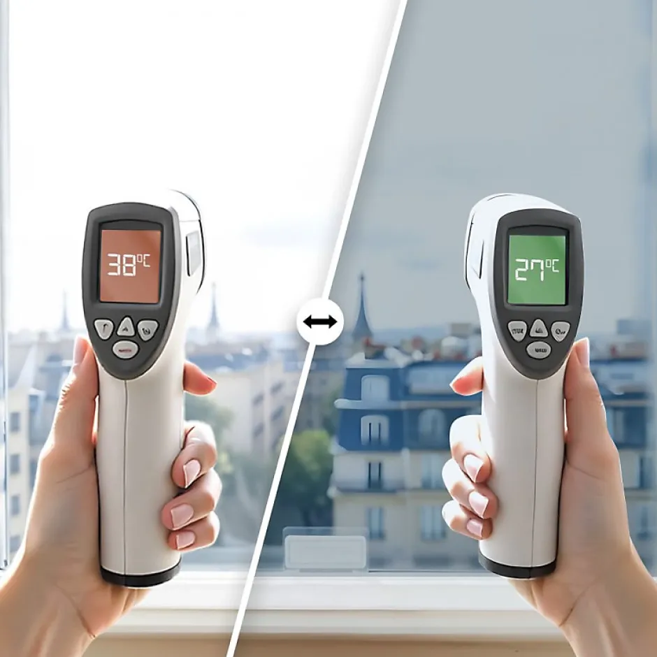 Film miroir sans tain argent clair- Haute durabilité - 50 cm x 1 m - en Rouleau - DIMEXACT