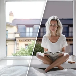 Film miroir sans tain repositionnable pour grand vitrage - Bronze - 60 cm x 1 m - en Rouleau - DIMEXACT