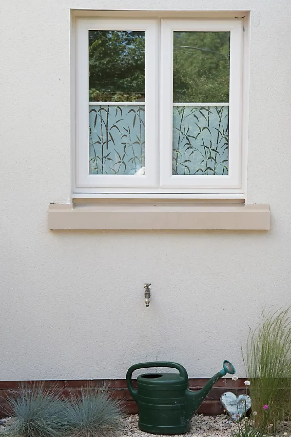 Film occultant adhésif pour vitre imprimé bambou ® L.200 x l.67,5cm-D-C-Fix Sale