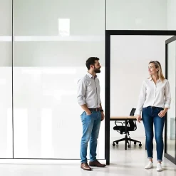 Film occultant blanc brillant pour fenêtre - 152 cm x 2 m - en Rouleau - DIMEXACT- Discount