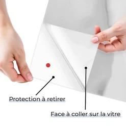 Film occultant blanc brillant pour fenêtre - 123 cm x 2 m - en Rouleau - DIMEXACT- Hot