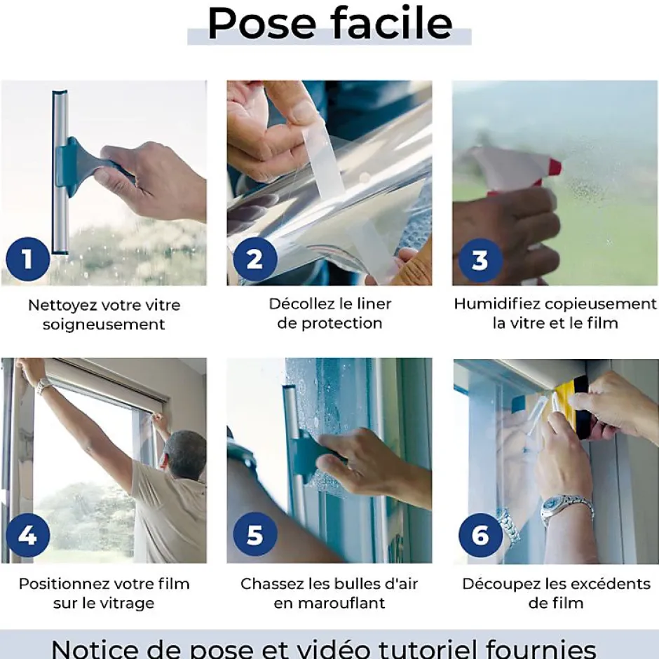 Film occultant noir mat pour fenêtre - 61 cm x 2.5 m - en Rouleau - DIMEXACT- Best