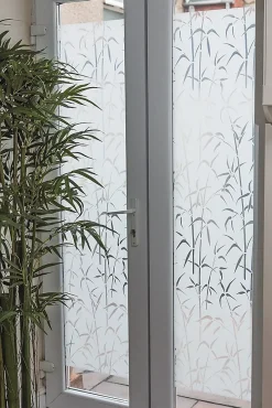 Film occultant statique pour vitre ® Static Bambou 1.5m x 0.675m-D-C-Fix