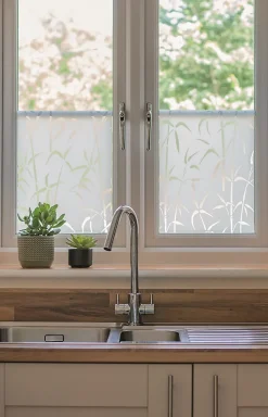 Film occultant statique pour vitre ® Static Bambou 1.5m x 0.675m-D-C-Fix