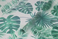 D-C-Fix Film occultant statique pour vitre feuillage bleu ® L.150 x 67,5cm