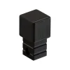 Finition angulaire PQ en acier inoxydable pour profils Noir satiné - 0,8 mm x 0,8 mm-Ilcom Clearance