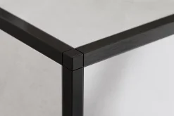 Finition angulaire PQ en acier inoxydable pour profils Noir satiné - 0,8 mm x 0,8 mm-Ilcom Clearance