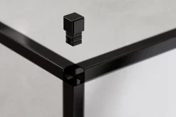 Finition angulaire PQ en acier inoxydable pour profils Noir poli - 10 mm x 10 mm-Ilcom New