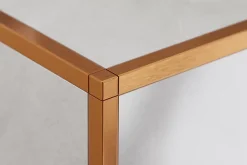 Finition angulaire PQ en acier inoxydable pour profils Cuivre satiné - 10 mm x 10 mm-Ilcom Hot