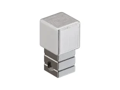 Ilcom Finition angulaire PQ en acier inoxydable pour profils ArgentSatiné - 10 mm x 10 mm