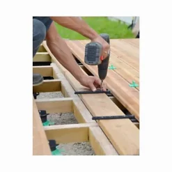 Fixation invisible pour lame de terrasse en bois FIXEGO --Jouplast Online