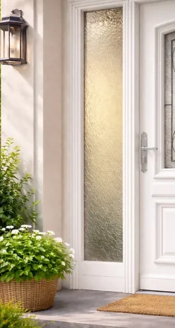 Gd Menuiseries Fixe Lateral Bois Exo Prepeint Blanc H215 X L20 Côte Tableau