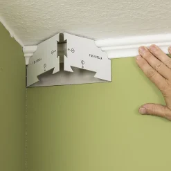 Gabarit en carton pour 5 découpes de moulures- Sale