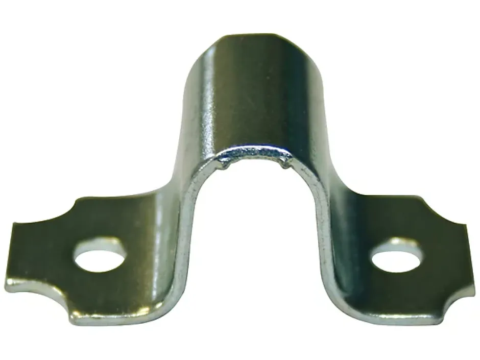 Afbat Gache pour pêne rond à visser ø16 mm - acier zingué blanc