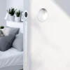 GoodHome Galandage rond à visser Minzh mat blanc Ø55mm