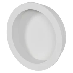 GoodHome Galandage rond à visser Minzh mat blanc Ø55mm