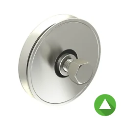 Slid’Up By Mantion Galet 120 mm à gorge en V 20 mm - 500 kg