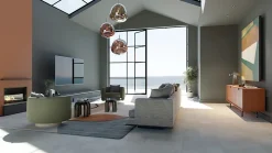 Samklic GAMME PRO - DALLE CLIPSABLE TRÈS HAUTE RÉSISTANCE AVEC SOUS-COUCHE INTEGREE. CIMENT BEIGE-Pack studio/salon (22m²)