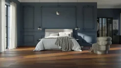 Samklic GAMME PRO - LAME CLIPSABLE TRÈS HAUTE RÉSISTANCE AVEC SOUS-COUCHE INTEGREE. NOYER NATUREL - Pack T5 (79m²)