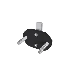 Garde-corps - Aluminium Noir - 100cm - Avec 5 traverses et 1 main courante - Pour intérieur et extérieur - Fixation latérale-AICA Sanitaire Best