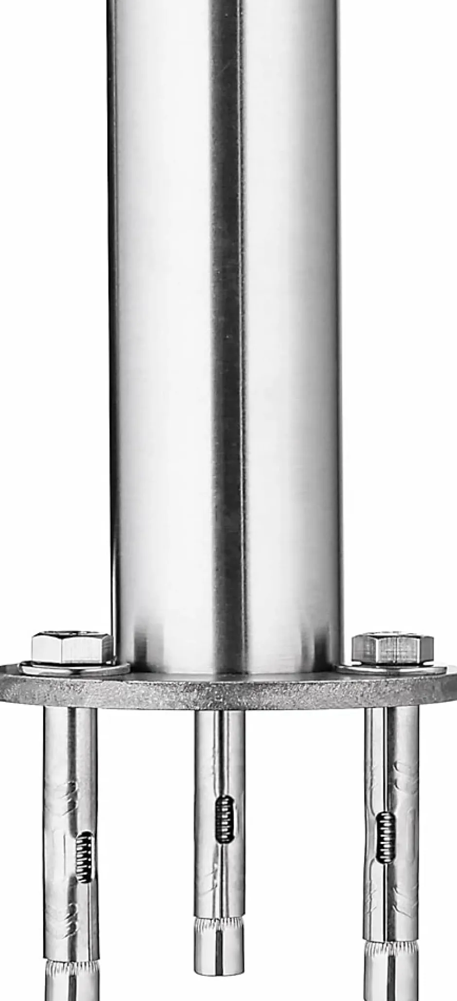 Garde-corps 80cm avec main courante, en acier inoxydable 201, pour intérieur et extérieur, garde-corps avec 3 traverses-Nature Pro Outlet