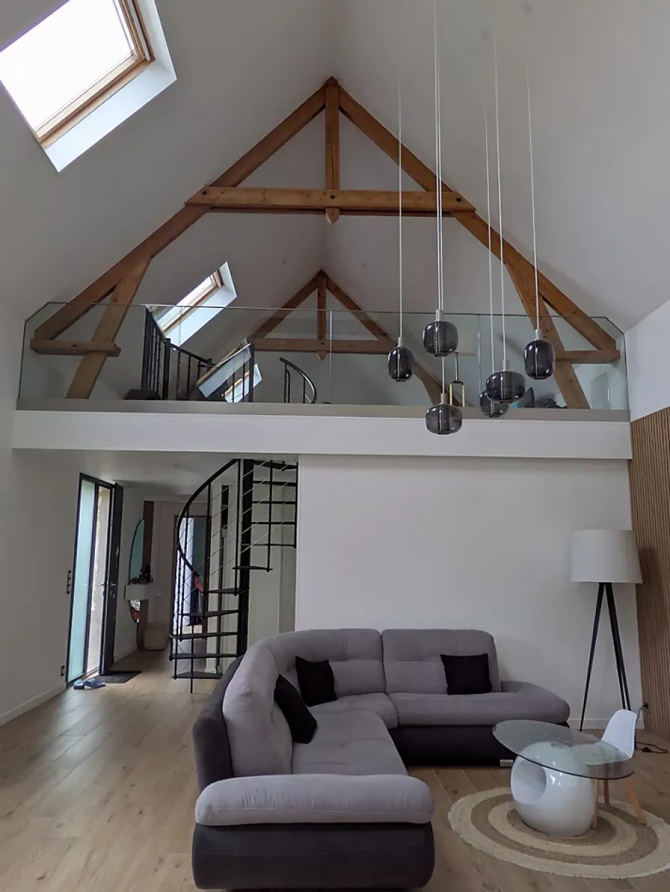 Garde-corps verre - Aluminium - Pose à la française au ML-Home mat Discount