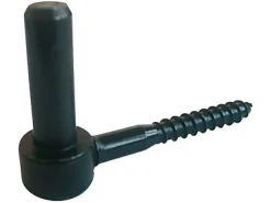 Afbat Gond à tirefond acier noir Ø16 x 102 mm