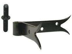 Afbat Gond d'angle queue de carpe acier zingué jaune Ø14 mm