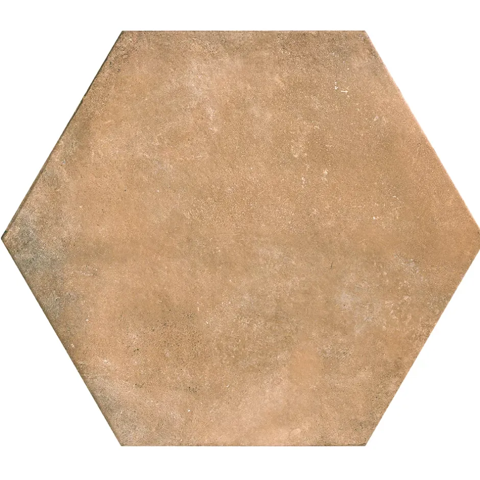 Grès Cérame Premium Format 56x48,5 Intérieur/Extérieur Parma Terra Hexagonal Effet Terre Cuite-Lux Mosaic Hot