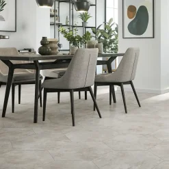 Lux Mosaic Grès Cérame Premium Format 56x48,5 Intérieur/Extérieur Arlet White Hexagonal Effet Travertin