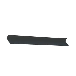 GoodHome Habillage pour fenêtre et baie coulissante alu gris 60 x 30 mm